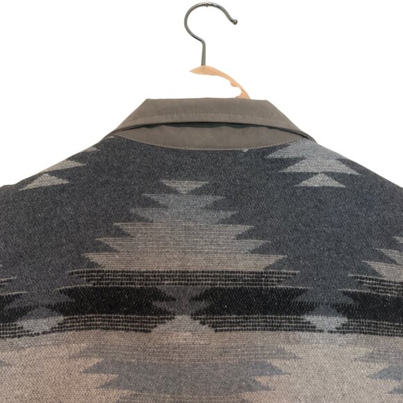 Entro Women's Vest Utility Aztec Brown Drawstring Cargo Pockets Cabincore Boho - Picture 9 of 16